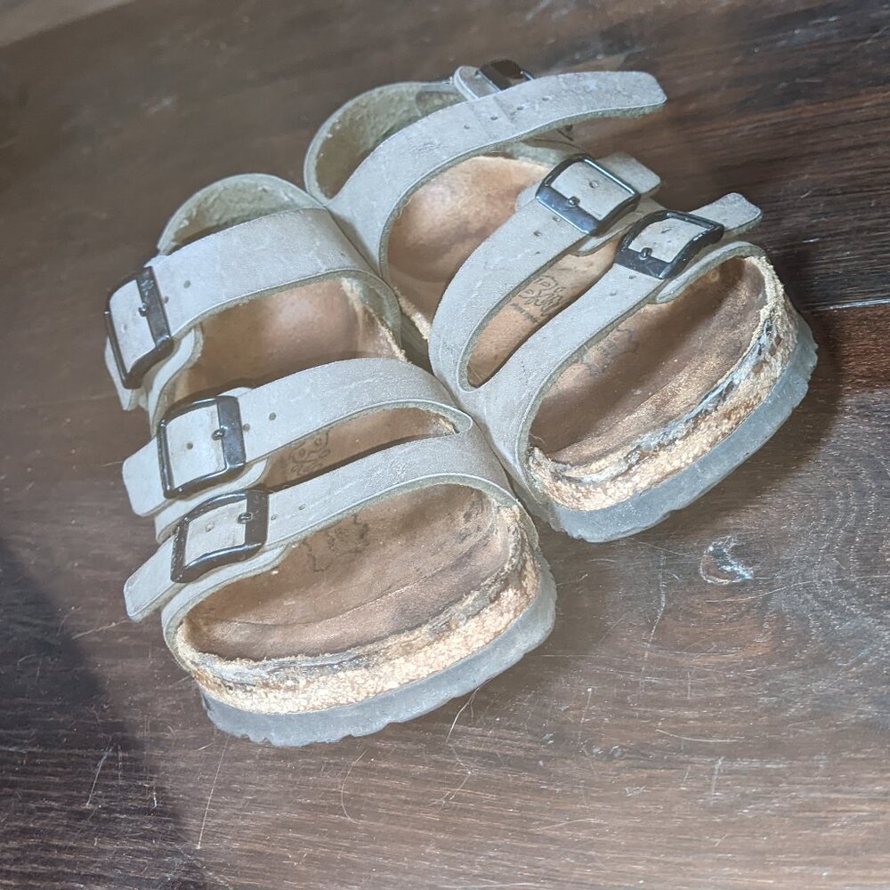 Birkenstock sandals gray suede sandals 36